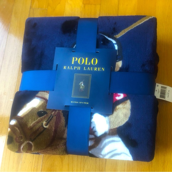 Other - Blanket polo bear 50x 70